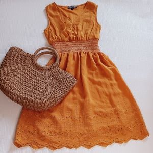 Sapote color dress, size small summer style